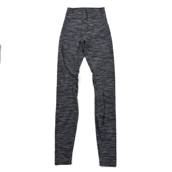 Lululemon Align High Rise Leggings Black Grey Size 2 Full Length - Picture 1 of 8